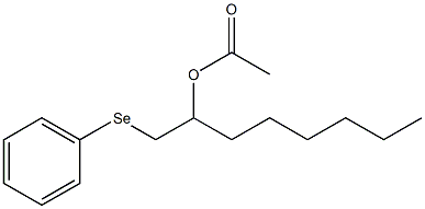 1-(Phenylseleno)-2-acetoxyoctane Struktur