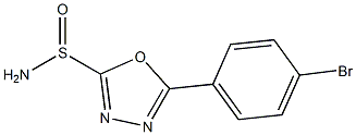 N-(2-(4-Bromophenyl)-1,3,4-oxadiazol-5-yl)sulfinylamine Struktur