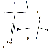 Nonafluoro-1-hexynylzinc chloride Struktur