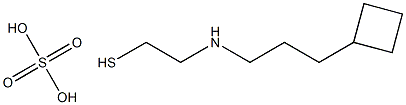 2-(3-Cyclobutylpropyl)aminoethanethiol sulfate Struktur