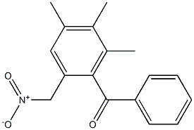 4,5,6-Trimethyl-2-(nitromethyl)benzophenone Struktur