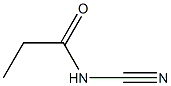 N-Cyanopropanamide Struktur