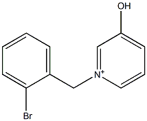 N-(2-Bromobenzyl)-3-hydroxypyridinium Struktur