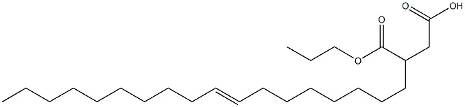 3-(8-Octadecenyl)succinic acid 1-hydrogen 4-propyl ester Struktur