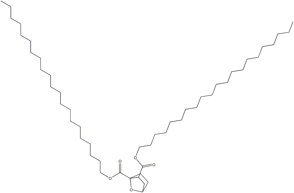 7-Oxabicyclo[2.2.1]heptane-1,2-dicarboxylic acid dihenicosyl ester Struktur