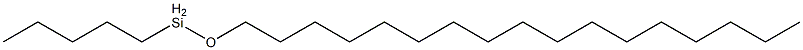 Pentyl(heptadecyloxy)silane Struktur