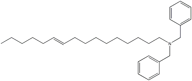 (10-Hexadecenyl)dibenzylamine Struktur