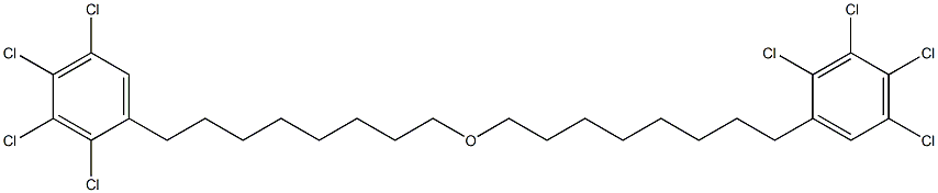 2,3,4,5-Tetrachlorophenyloctyl ether Struktur