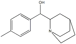 (Quinuclidin-2-yl)(p-methylphenyl)methanol Struktur