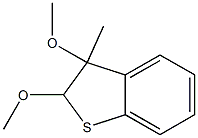 2,3-Dihydro-3-methyl-2,3-dimethoxybenzo[b]thiophene Struktur