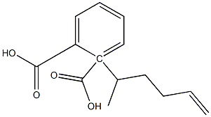 (+)-Phthalic acid hydrogen 1-[(S)-5-hexene-2-yl] ester Struktur