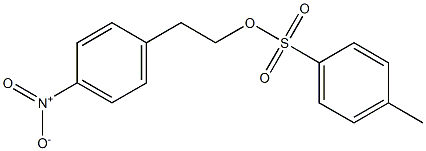 4-Methylbenzenesulfonic acid 4-nitrophenethyl ester Struktur