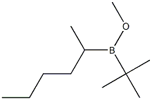 (1-Methylpentyl)tert-butyl(methoxy)borane Struktur