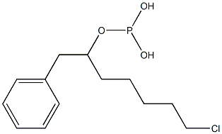 Phosphorous acid benzyl(5-chloropentyl)methyl ester Struktur