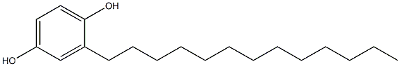 2-Tridecylhydroquinone Struktur