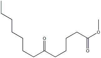 6-Oxotridecanoic acid methyl ester Struktur