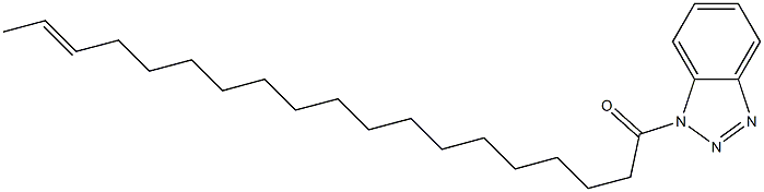 1-(17-Nonadecenoyl)-1H-benzotriazole Struktur