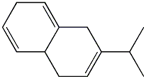 1,4,4a,7-Tetrahydro-2-isopropylnaphthalene Struktur