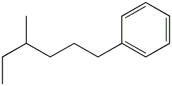 4-Methylhexylbenzene Struktur