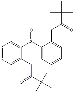 2-Oxo-3,3-dimethylbutylphenyl sulfoxide Struktur