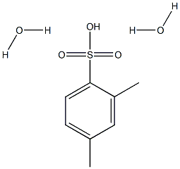 1,3-Dimethylbenzene-4-sulfonic acid dihydrate Struktur