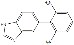 5-(2,6-Diaminophenyl)-1H-benzimidazole Struktur