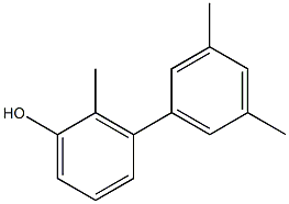 3-(3,5-Dimethylphenyl)-2-methylphenol Struktur