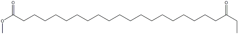 21-Oxotricosanoic acid methyl ester Struktur