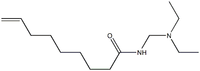 N-[(Diethylamino)methyl]-8-nonenamide Struktur