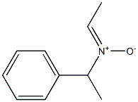 N-(1-Phenylethyl)ethanimine N-oxide Struktur