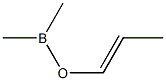 Dimethyl(1-propenyloxy)borane Struktur