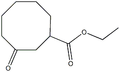 3-Oxocyclooctane-1-carboxylic acid ethyl ester Struktur