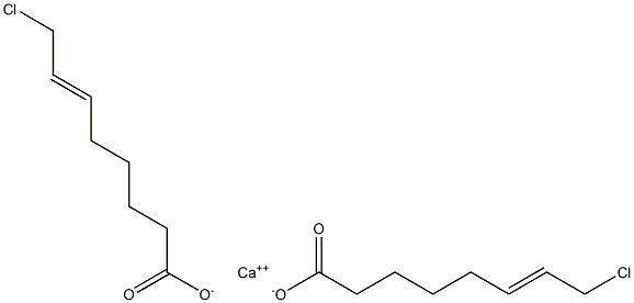 Bis(8-chloro-6-octenoic acid)calcium salt Struktur