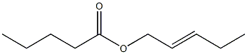 Valeric acid 2-pentenyl ester Struktur