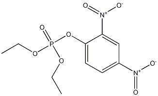 Phosphoric acid 2,4-dinitrophenyldiethyl ester Struktur