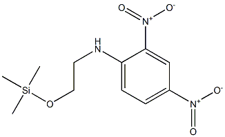 N-(2,4-Dinitrophenyl)-2-(trimethylsilyloxy)ethanamine Struktur