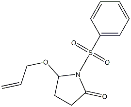 5-(Allyloxy)-1-[(phenyl)sulfonyl]pyrrolidin-2-one Struktur