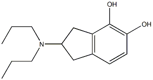 2-(Dipropylamino)indane-4,5-diol Struktur