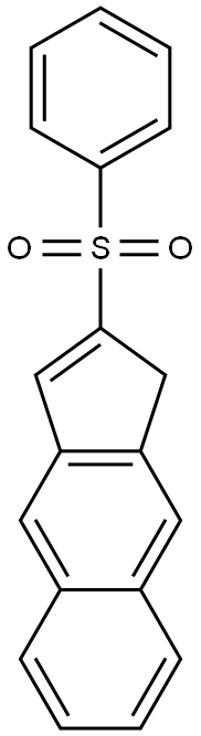 2-(Phenylsulfonyl)-1H-benz[f]indene Struktur