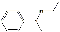 1-Phenyl-1-methyl-2-ethylhydrazine Struktur