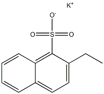 2-Ethyl-1-naphthalenesulfonic acid potassium salt Struktur