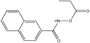 N-Propionyloxy-2-naphthamide Struktur