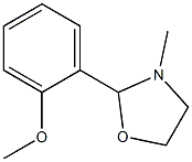 2-(o-Methoxyphenyl)-3-methyloxazolidine Struktur