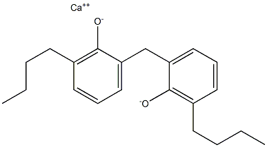 Calcium 2,2'-methylenebis(6-butylphenoxide) Struktur