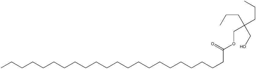 Tricosanoic acid 2-(hydroxymethyl)-2-propylpentyl ester Struktur