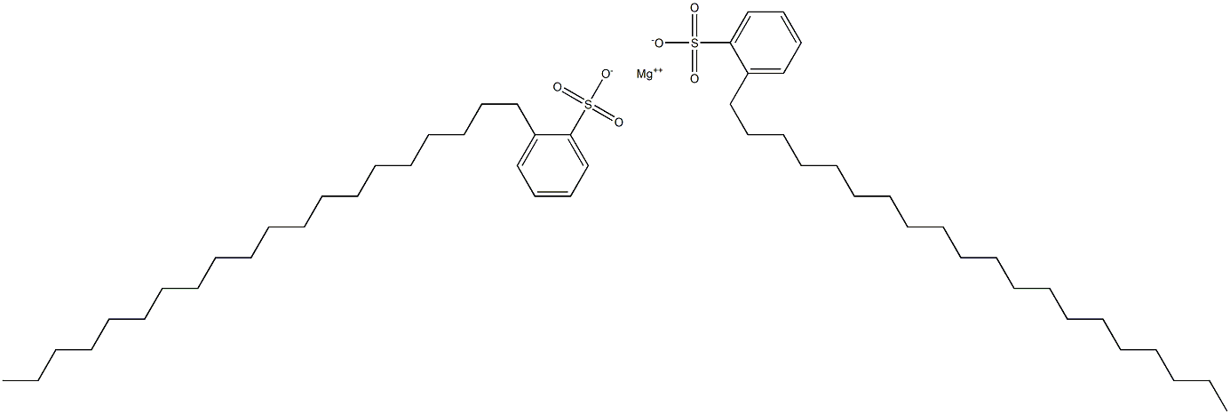 Bis(2-icosylbenzenesulfonic acid)magnesium salt Struktur