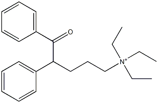 (4,5-Diphenyl-5-oxopentyl)triethylaminium Struktur