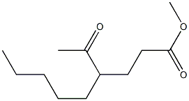 4-Pentyl-5-oxocaproic acid methyl ester Struktur