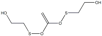 2,2-Bis(2-hydroxyethylthioxy)ethylene Struktur