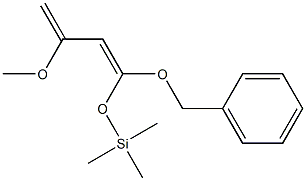 (1Z)-1-(Benzyloxy)-3-methoxy-1-(trimethylsiloxy)-1,3-butadiene Struktur